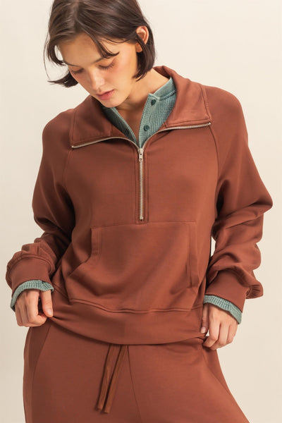 トップス SEE SEE NYLONPULLOVER W DRAWSTRINGS Champion™ Athletic 1/4 Zip Jacket with Reflective Dropline