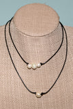 Good Vibes Necklace in Single Pearl