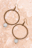 Olivia Earrings in Amazonite