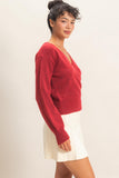 Over Under Wrap Sweater