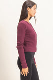 Buttoned Up Cable Cardigan