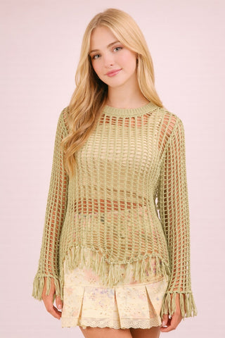 Seabreeze Crochet Sweater