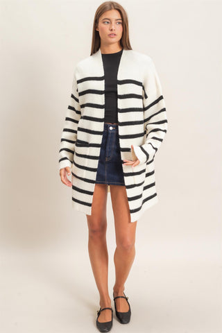 Sidewalk Stripe Cardigan