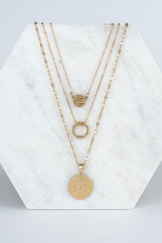 Savannah Necklace in Gold