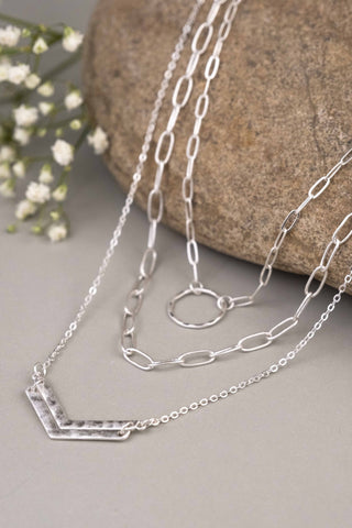 Stevie Necklace in Silver