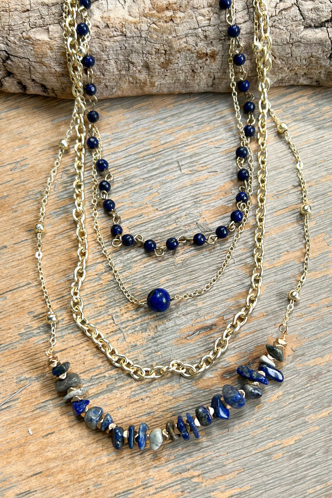 Palmer Necklace in Blue