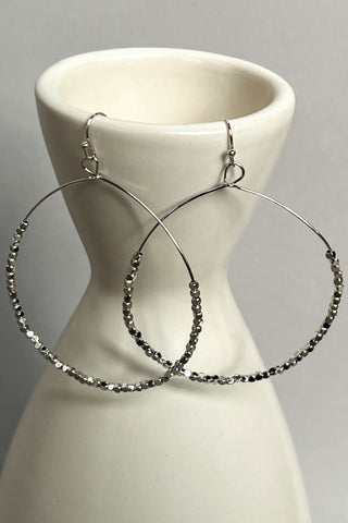 Elvera XL Earrings in Silver