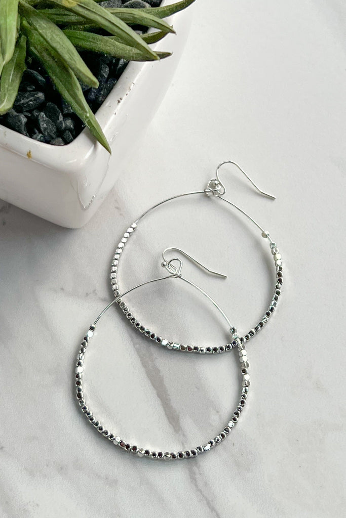 Elvera XL Earrings in Silver