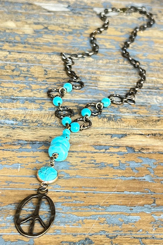 Chandler Necklace in Turquoise