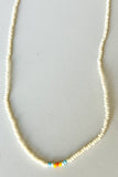 Flora Necklace in White