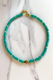 Raine Necklace in Teal