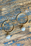 Pearl Hoop Earring