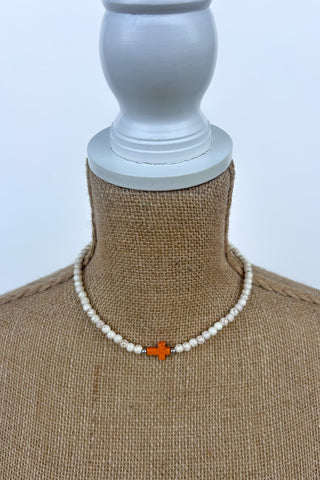 Brittney Necklace Orange