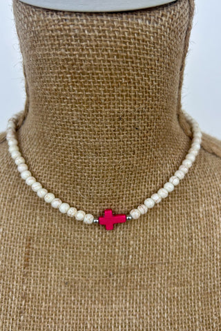 Brittney Necklace Pink