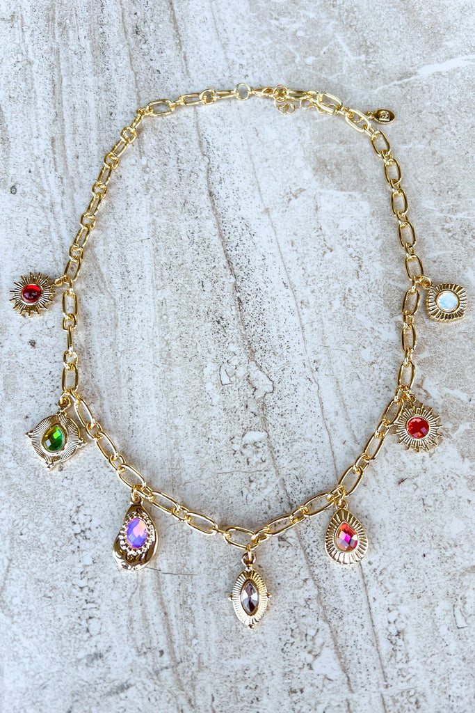 Jewel Charm Necklace