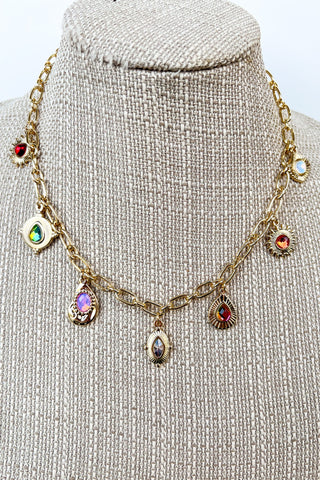 Jewel Charm Necklace