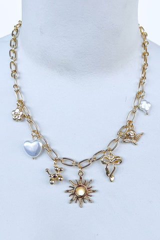 Sun Charm Necklace