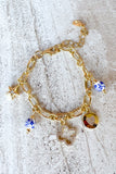 Blue/White Charm Bracelet