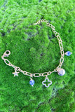 Blue/White Charm Bracelet