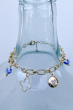 Blue/White Charm Bracelet