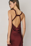 The Afterparty Satin Dress
