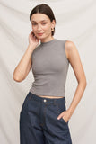 Uptown Mock Neck Tank