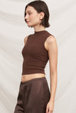 Uptown Mock Neck Tank