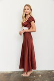Cinnamon Lace Midi Dress