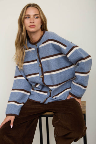 Birchwood Stripe Cardigan