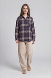 Corner Café Plaid Top