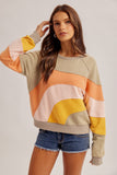 Retro Replay Colorblock Sweatshirt