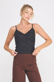 Midnight Lace Cami