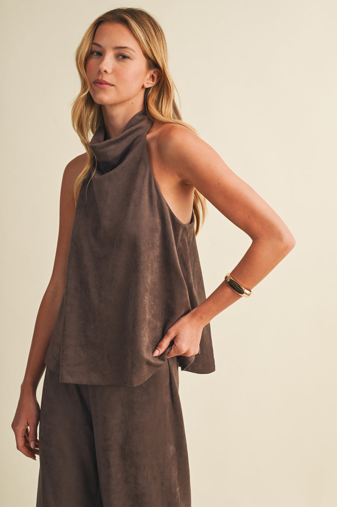 Nightcap Suede Halter Top