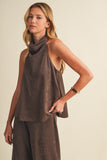 Nightcap Suede Halter Top