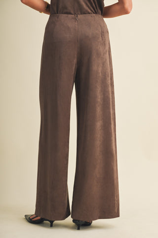 Nightcap Suede Wide-Leg Pants