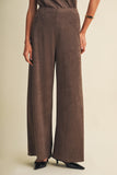 Nightcap Suede Wide-Leg Pants