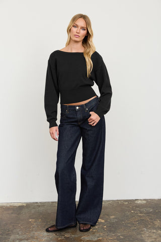 Side Note Boatneck Sweater