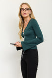 Spiced Berry Lace Top