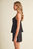 Dot After Dark Satin Cami