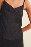 Dot After Dark Satin Cami