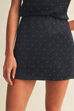 Flash Point Studded Mini Skirt