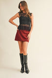 Late Entry Mini Skirt