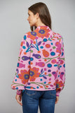 Doodle Bloom Mock Neck Sweater