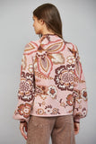 Vintage Vine Mock Neck Sweater