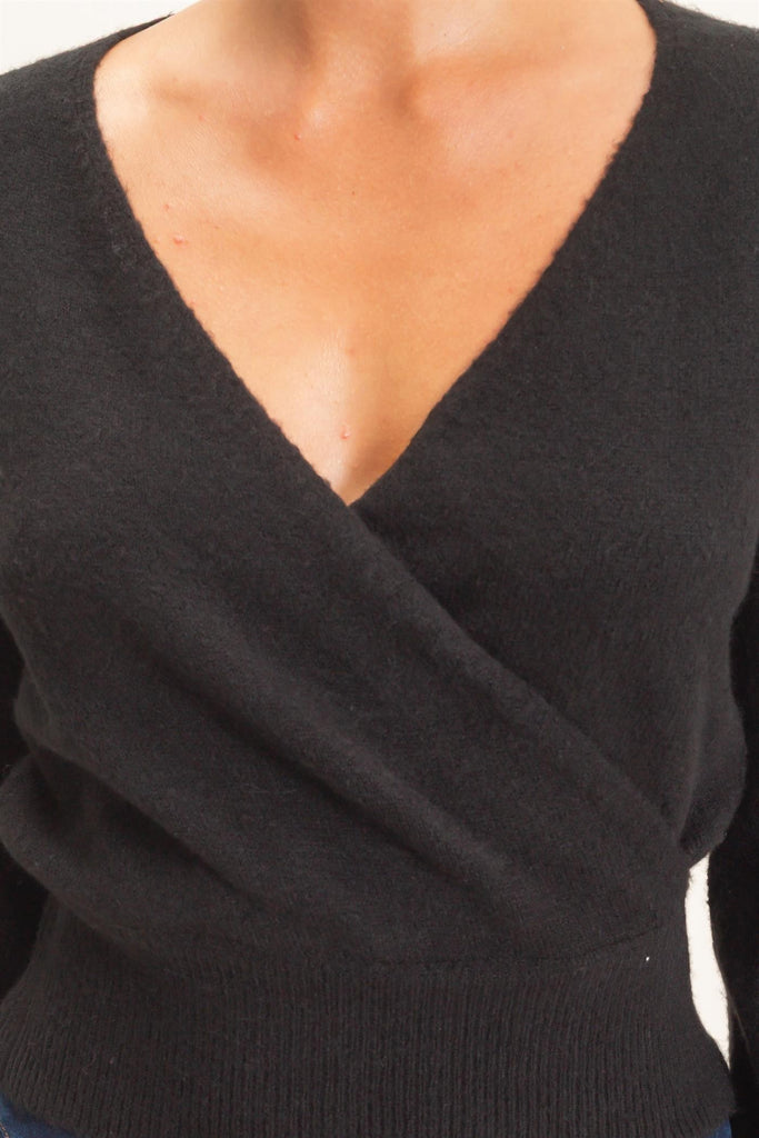 Over Under Wrap Sweater