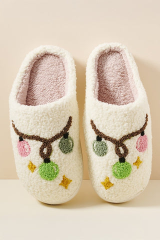 Christmas Lights Slippers