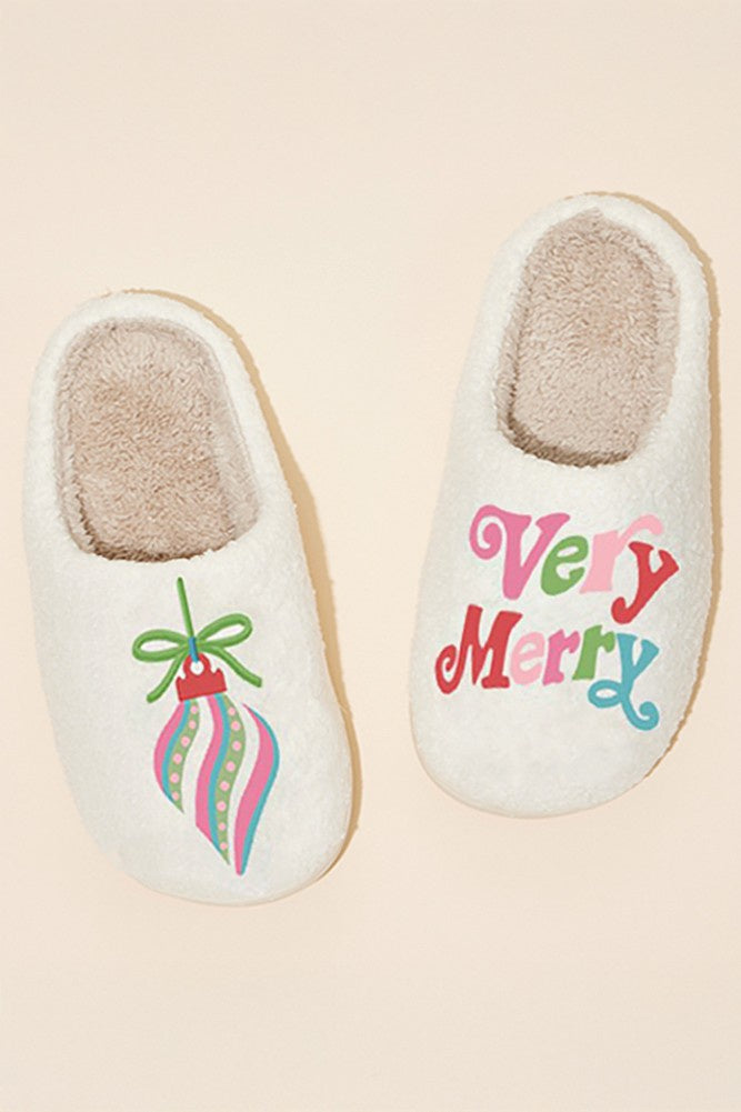 Very Merry Slippers