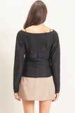 Veiled Floral Top