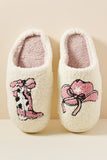 Cowgirl Slippers in White