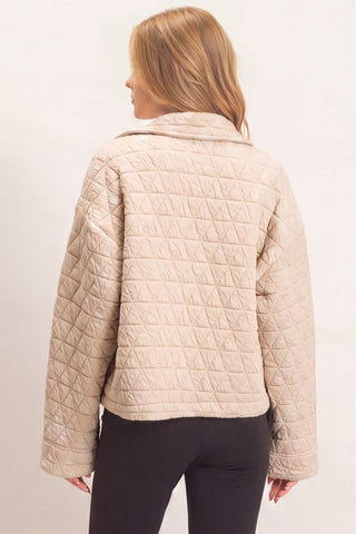 Varsity Lane Quilted Jacket